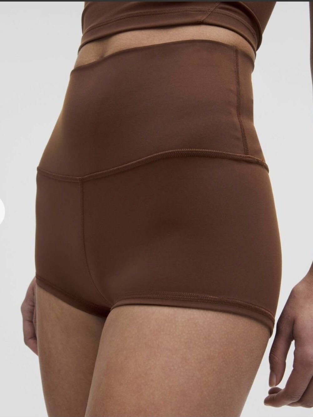 lululemon Align High-Rise Shorts 2" Chocolate Brown